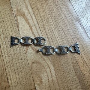 Tory Burch Double T Pavé Link Apple Watch® Bracelet